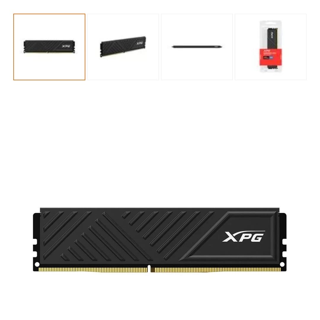 Memória RAM XPG Gammix D35, 16GB, 3200MHz, DDR4, CL16, Preto - AX4U320016G16A-SBKD35